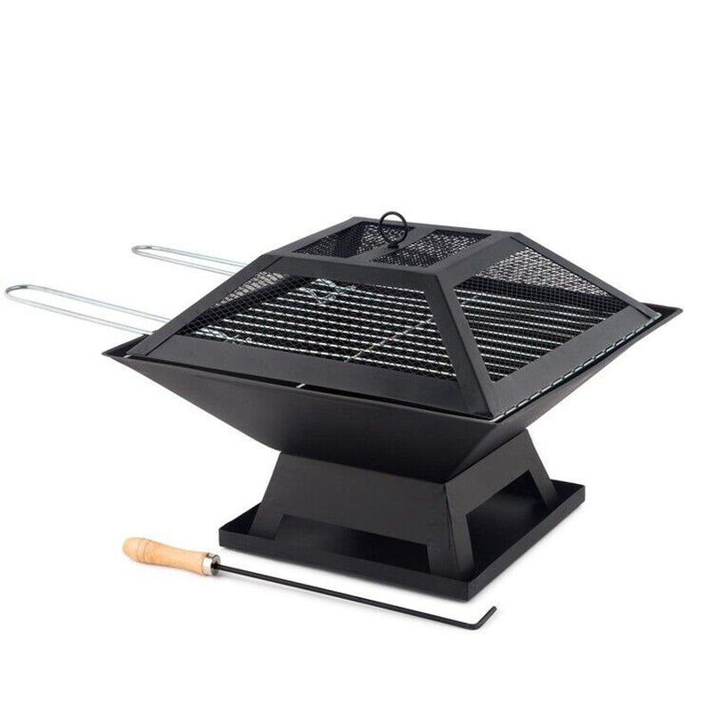 OUTDOOR FIRE PIT GARDEN FIRE PIT CAMPING PATIO HEATER LARGE LOG BURNER BBQ