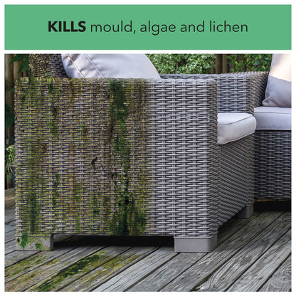 Spray and Leave 5L One Chem Ready to Use Kills Algae Mould Long Hose Trigger