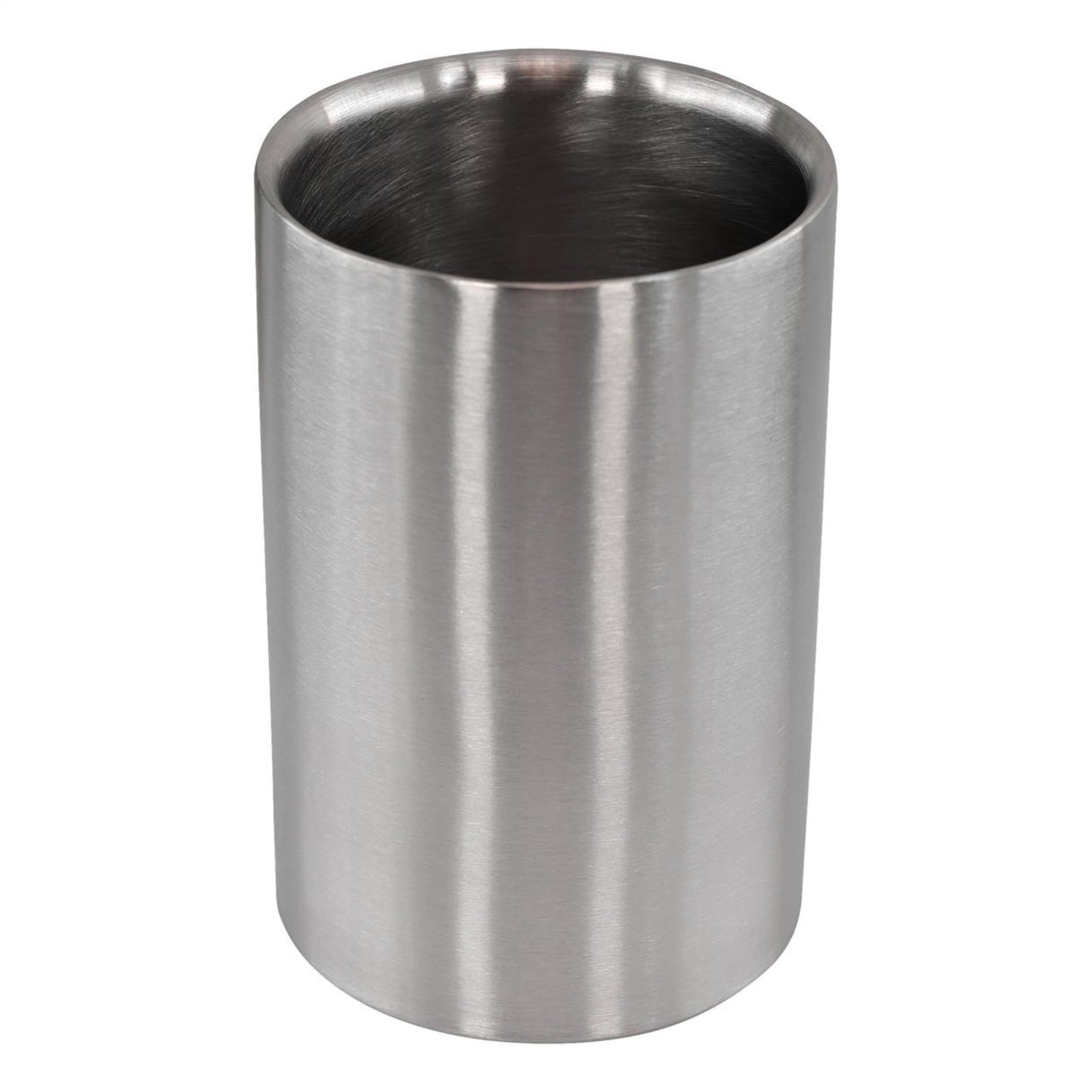 Champagne Bottle Ice Cooler Stainless Steel Double Walled Brushed Wine Cooler