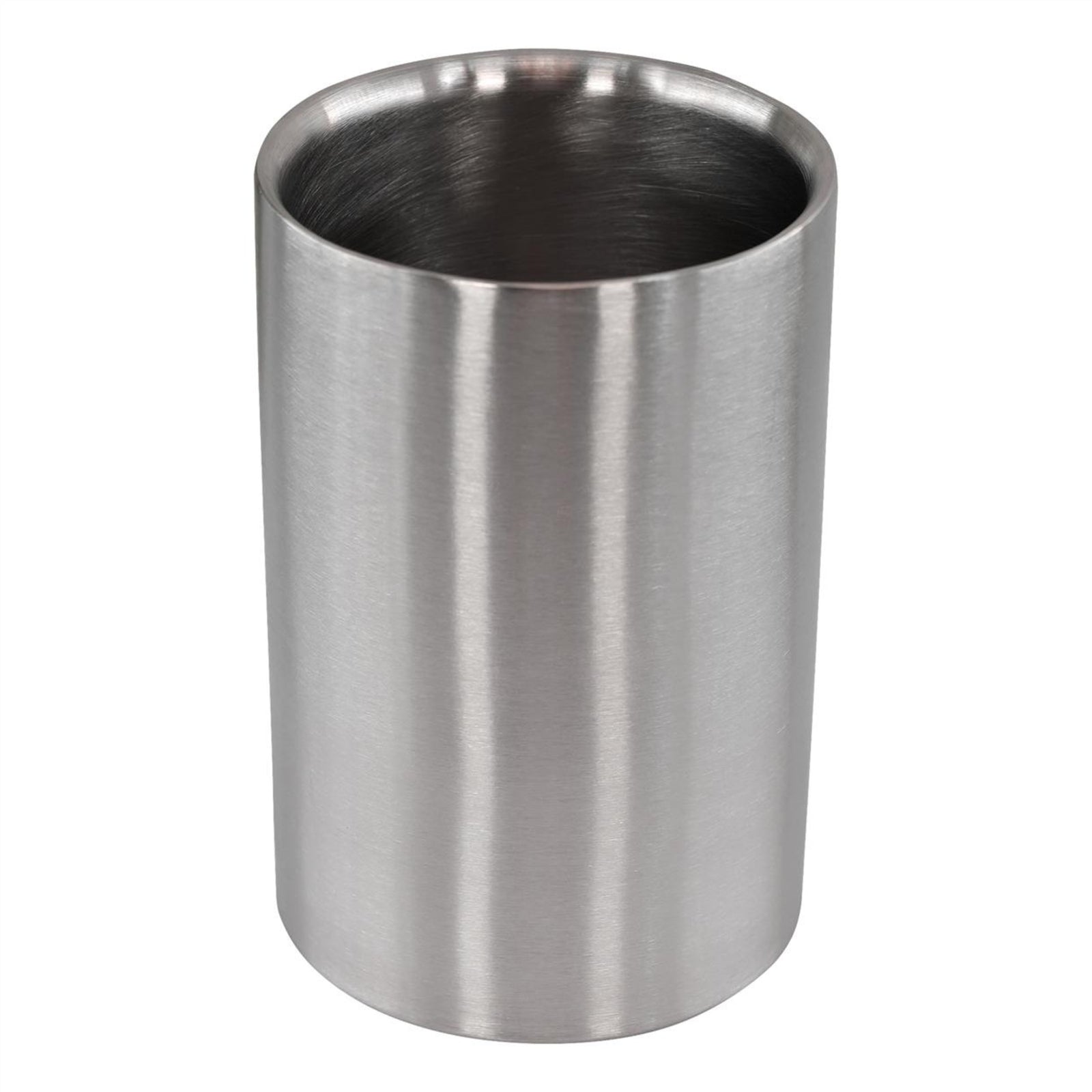 Champagne Bottle Ice Cooler Stainless Steel Double Walled Brushed Wine Cooler