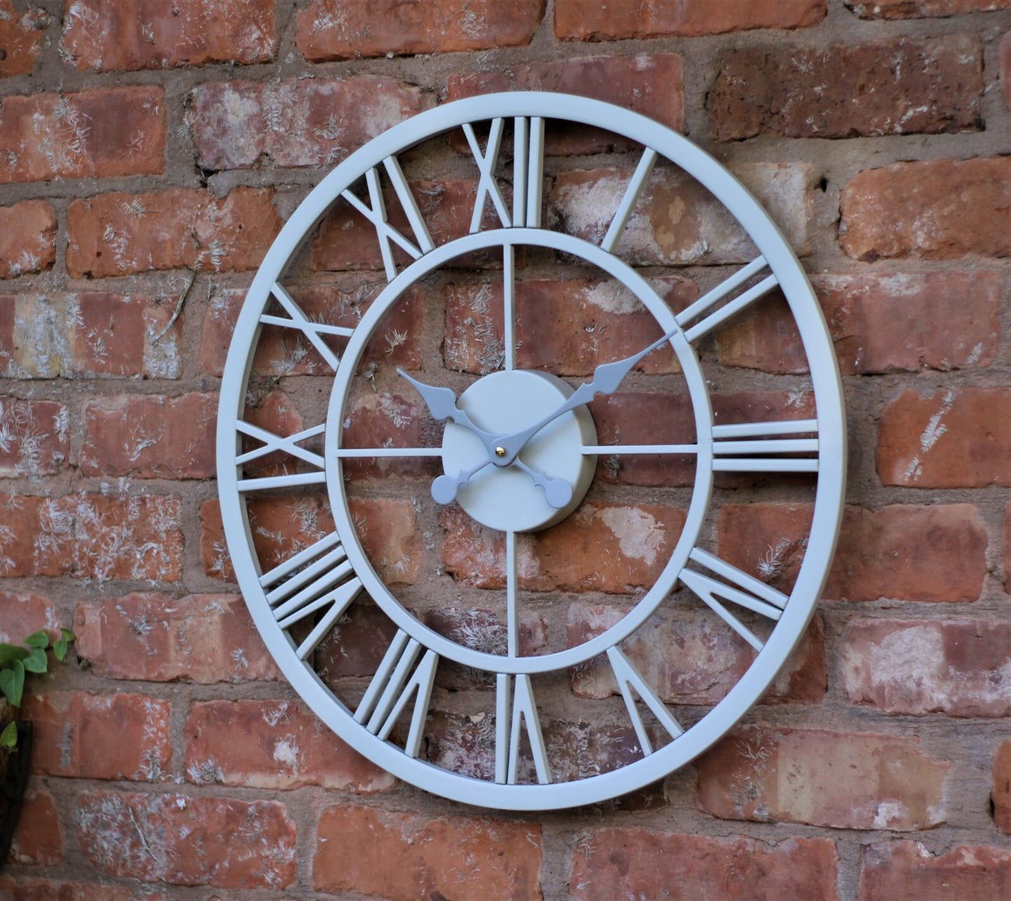 Garden Ornament Wall Clock Open Face Station Church Tower Clock Indoor Outdoor