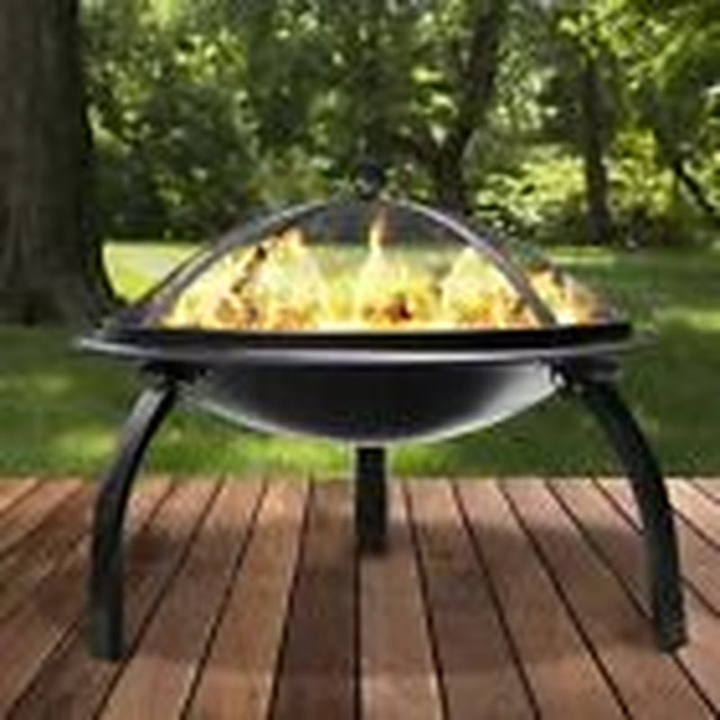 OUTDOOR FIRE PIT GARDEN FIRE PIT CAMPING PATIO HEATER LARGE LOG BURNER BBQ