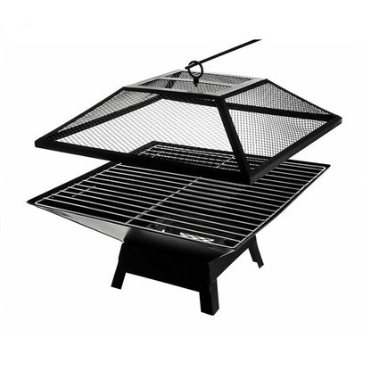 OUTDOOR FIRE PIT GARDEN FIRE PIT CAMPING PATIO HEATER LARGE LOG BURNER BBQ