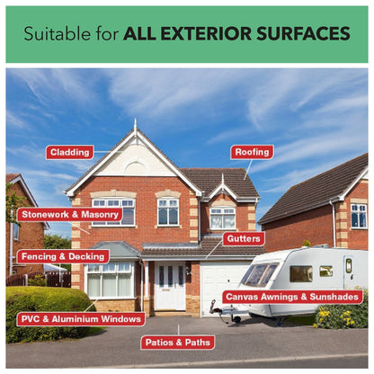 Spray and Leave 5L One Chem Ready to Use Kills Algae Mould Long Hose Trigger