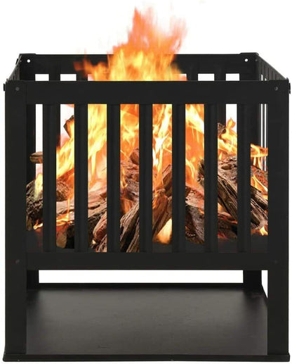 OUTDOOR FIRE PIT GARDEN FIRE PIT CAMPING PATIO HEATER LARGE LOG BURNER BBQ