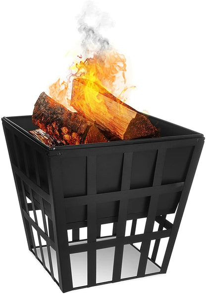 OUTDOOR FIRE PIT GARDEN FIRE PIT CAMPING PATIO HEATER LARGE LOG BURNER BBQ