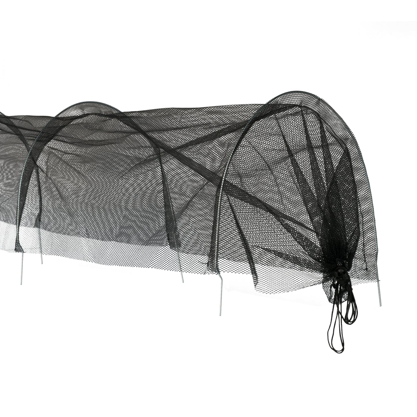 KCT BLACK GARDEN NET POLY GROW TUNNEL PLANT FRUIT CLOCHE VEG PROTECTION MESH 3M